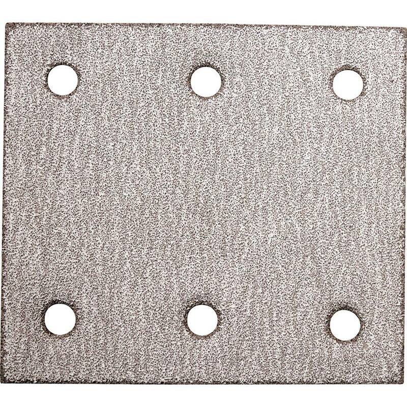 Papel de lija surtido Makita de 4 pulgadas x 4-1/2 pulgadas (paquete de 6) - 742529-7-A