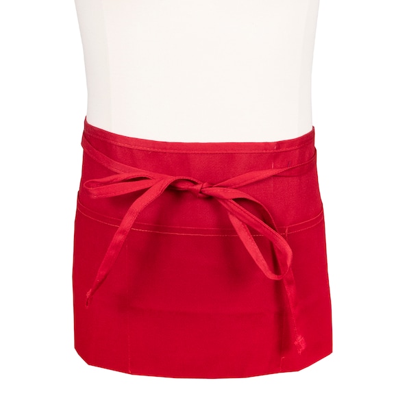 Chef Revival Chef 24/7Front-of-the-House Waist Apron - Red - 605WAFH-RD