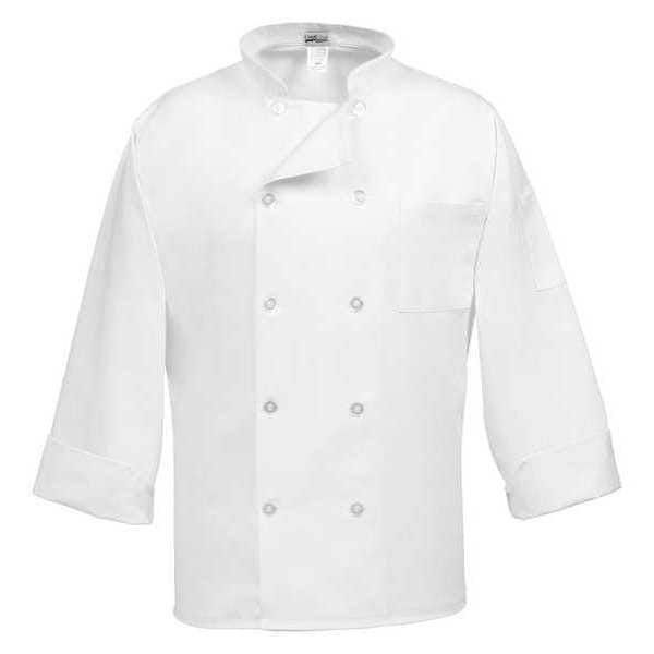 Fame (A Delta Plus Group Company) Chef Coat, C10P Classic, White, SM - 30703