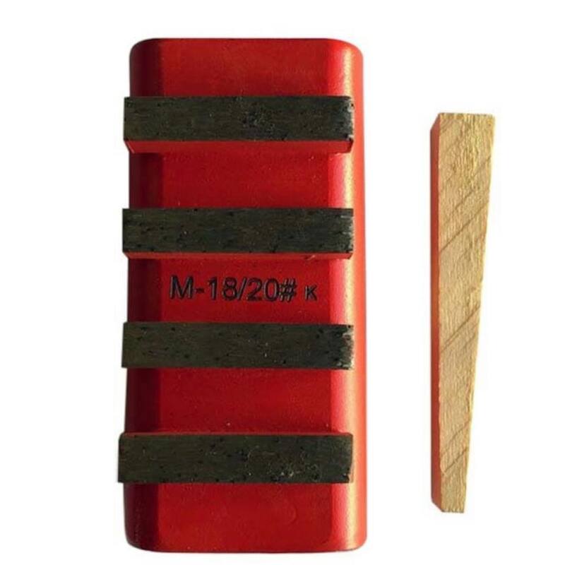 Bloques de molienda de diamante para amoladoras de piso EDCO, 2 pulgadas de ancho, #18/20 de grano, (3 piezas) - GBC400M18_THD