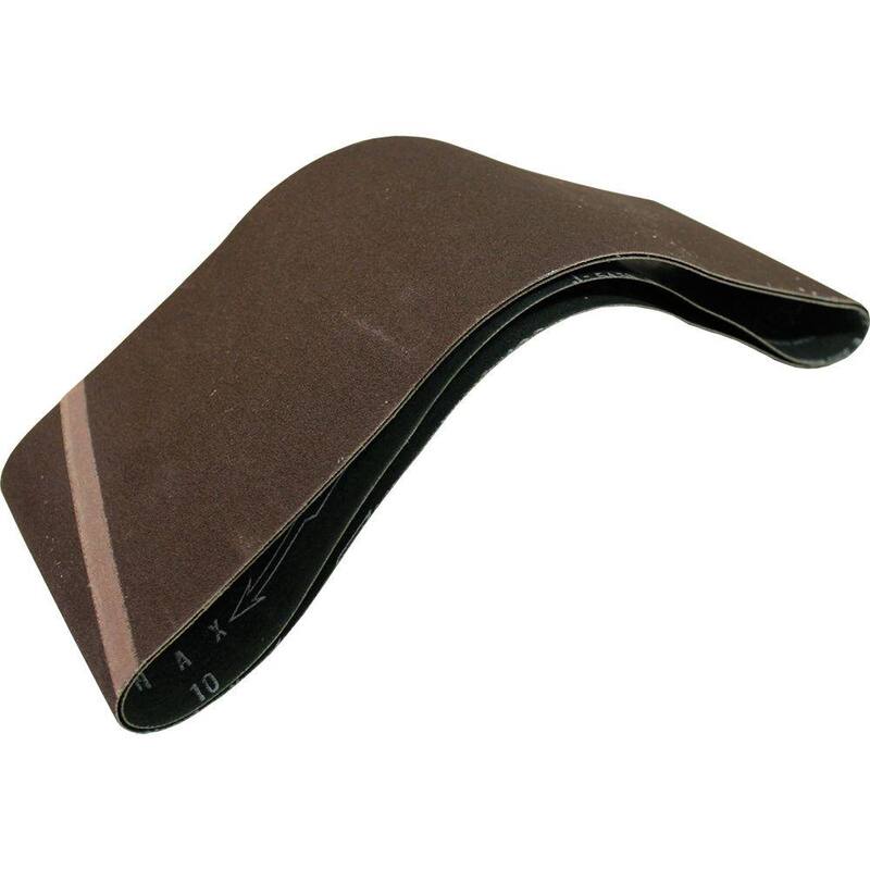 Banda Abrasiva de Grano 120 de 4 pulgadas x 24 pulgadas (paquete de 2) para usar con Lijadora de Banda de 4 pulgadas x 24 pulgadas - 794133-E-2