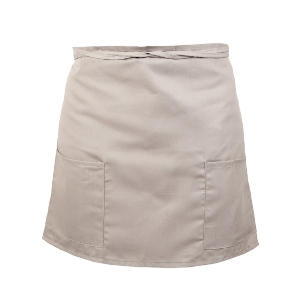Monarch Half Bistro Aprons  Grey , 12PK - BISTROHLF-GRY