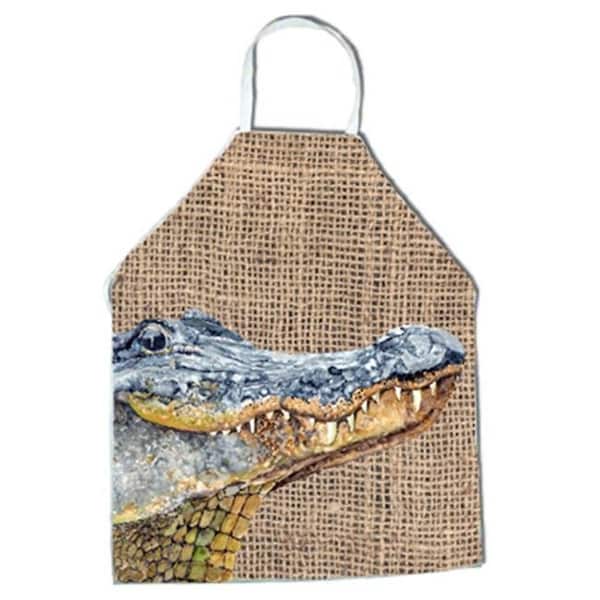 Carolines Treasures Carolines Treasures 8733APRON Alligator Apron - 27 x 31 in. - 8733APRON