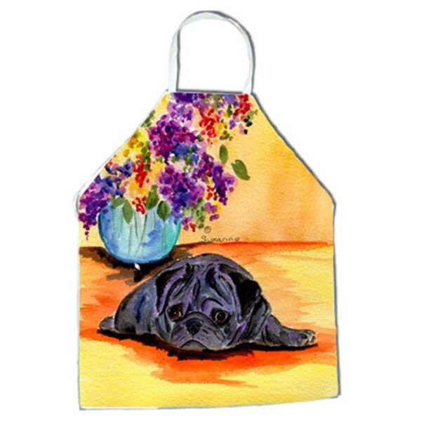 Carolines Treasures Carolines Treasures SS8298APRON Pug Apron - 27 x 31 in. - SS8298APRON