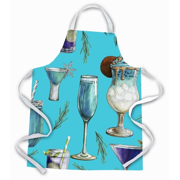 Carolines Treasures Drinks and Cocktails Blue Apron - BB5203APRON