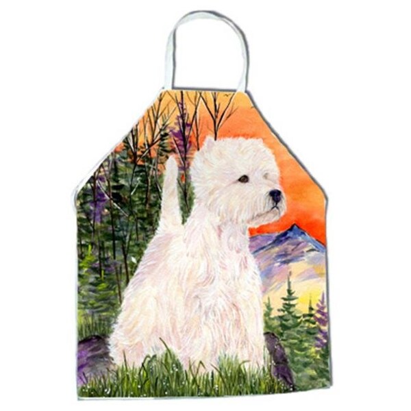Carolines Treasures Carolines Treasures SS1013APRON Westie Apron - 27 H x 31 W in. - SS1013APRON