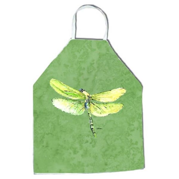 Carolines Treasures Carolines Treasures 8864APRON 27 H x 31 W in. Dragonfly on Avacado Apron - 8864APRON