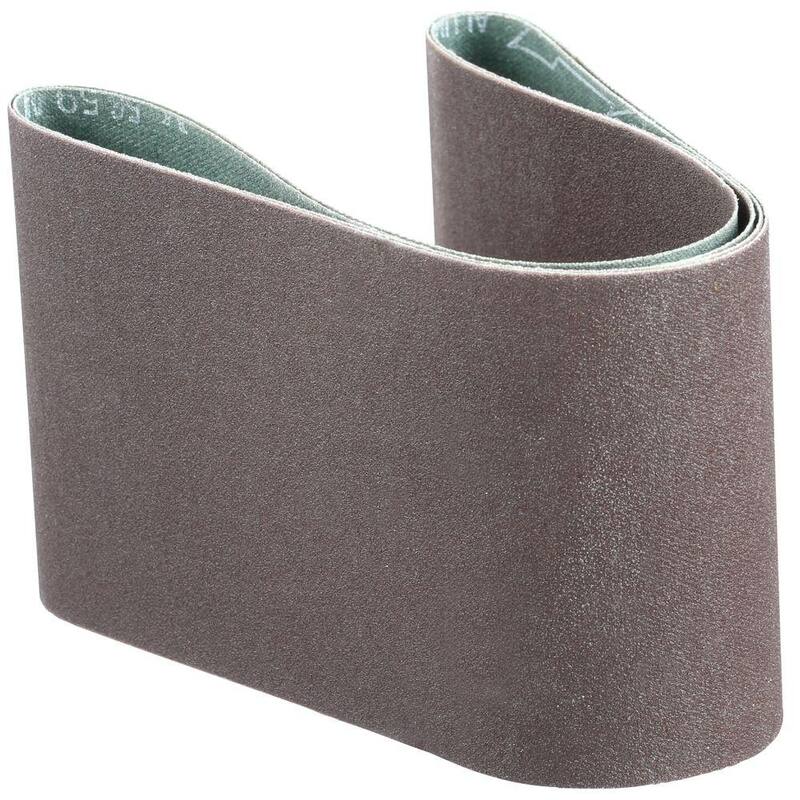 Makita 3 in. x 21 in. 150-Grit Cinturón Abrasivo (paquete de 2) - 794119-E-2