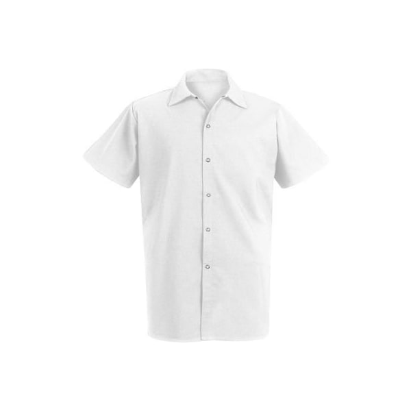 Vf Imagewear Chef Designs Long Cook Shirt, White, Plain Weave, Spun Polyester, 3XL - 5035WHSS3XL