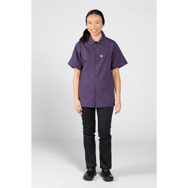 Uncommon Threads Classic Utility Shirt Eggplant XL - 0920-5305