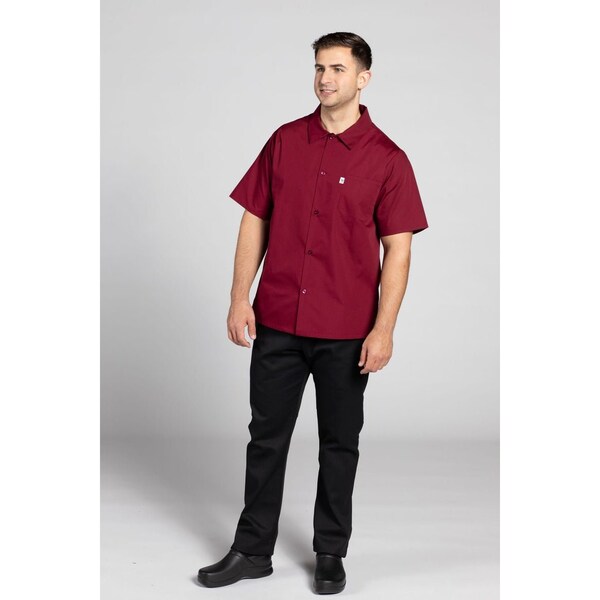 Uncommon Threads Classic Utility Shirt Burgundy MD - 0920-0303