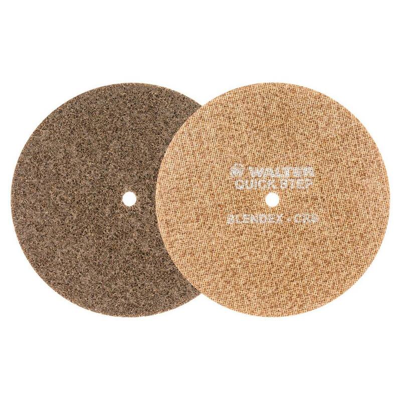 WALTER SURFACE TECHNOLOGIES QUICK-STEP BLENDEX 7 in. x GR Coarse, Discos de Acondicionamiento de Superficies (Paquete de 10) - 07R702