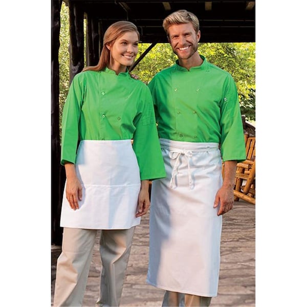Nathan Caleb Epic 3/4 Sleeve Chef Shirt in Lime - Medium - NA2078476