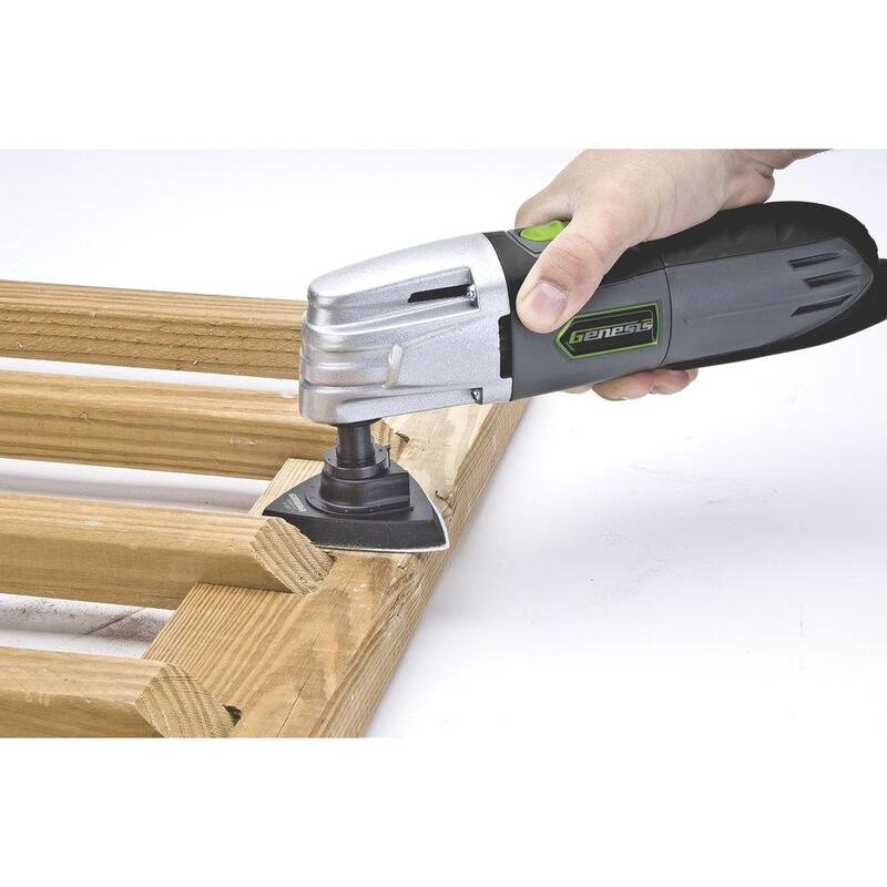 Genesis Universal 3-1/8 in. Quick-Fit Gancho y Lazo de Liberación Rápida Almohadilla de Respaldo Accesorio para Herramienta Eléctrica para Lijado - GAMT711