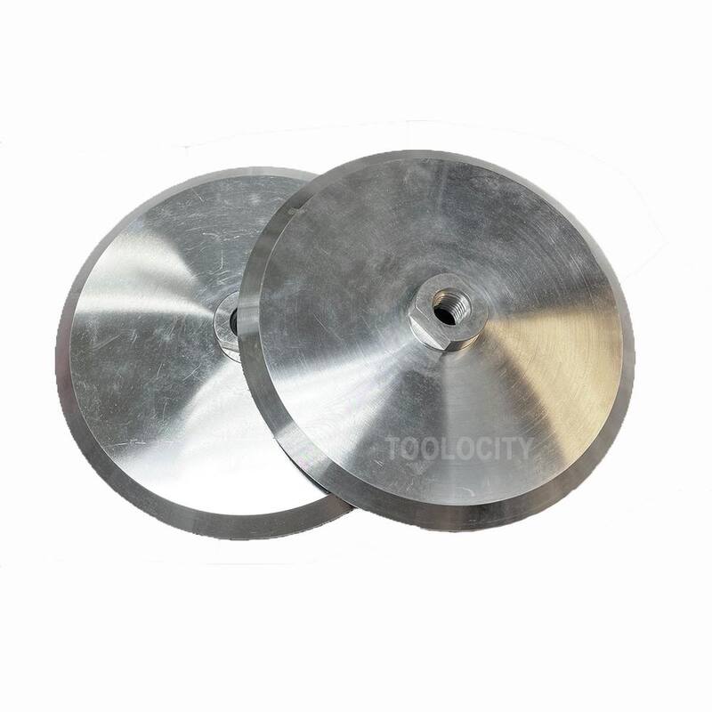Almohadilla de respaldo de aluminio con velcro de 7 pulgadas para amoladoras/pulidoras (paquete de 2) - BH5807A2