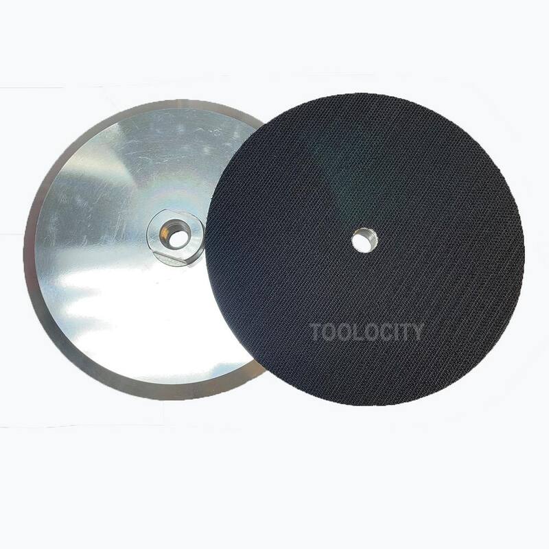 Almohadilla de respaldo de aluminio con velcro de 7 pulgadas para amoladoras/pulidoras (paquete de 2) - BH5807A2