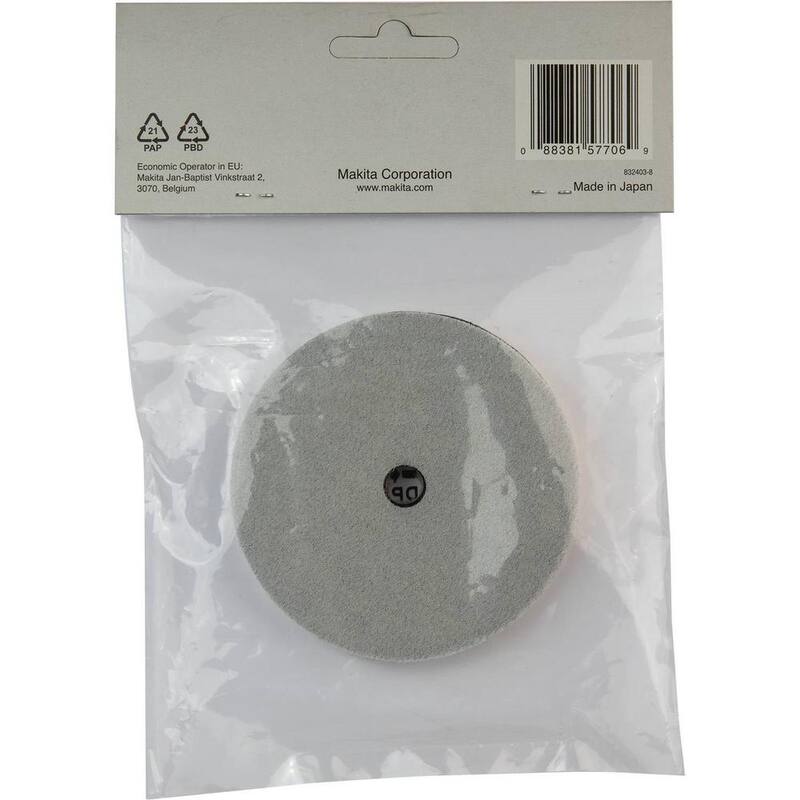 Makita 3 pulgadas Hook and Loop Almohadilla de corte de lana de pelo corto - 191N92-5