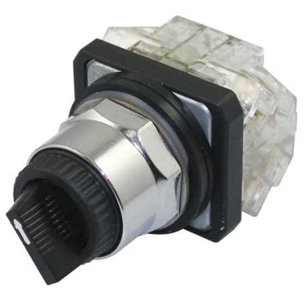 Interruptor selectror no iluminado Dayton, 30mm, 2 posiciones, palanca - 30G298