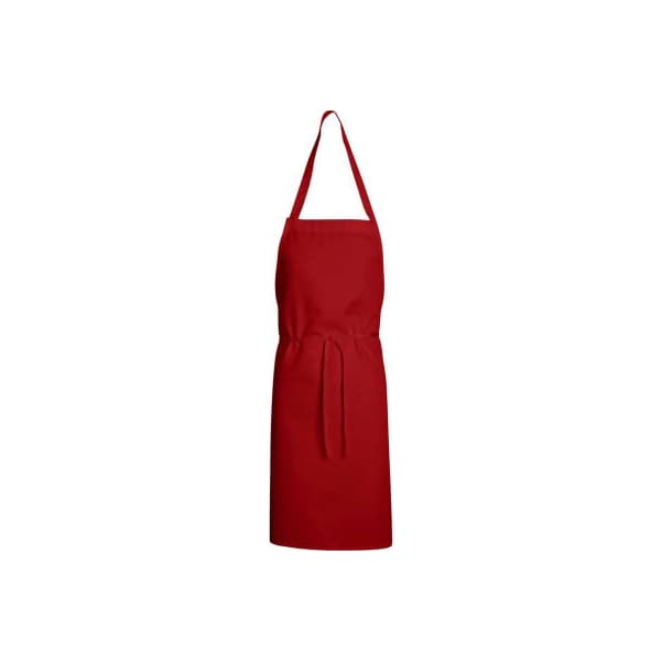 Vf Imagewear Chef Designs 1430RD3033 Standard Bib Apron, Red, 30" x 33" - 1430RD3033
