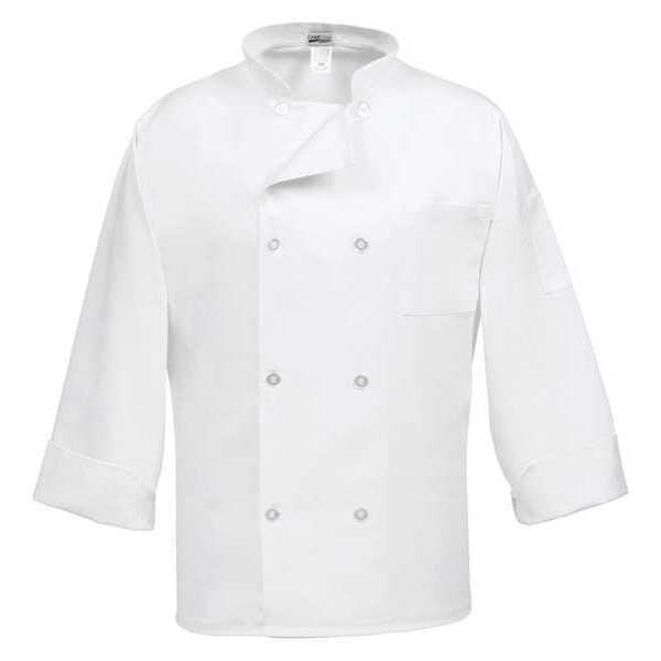 Fame (A Delta Plus Group Company) Chef Coat, Standard L/S, White, C8P, 2X - 81114