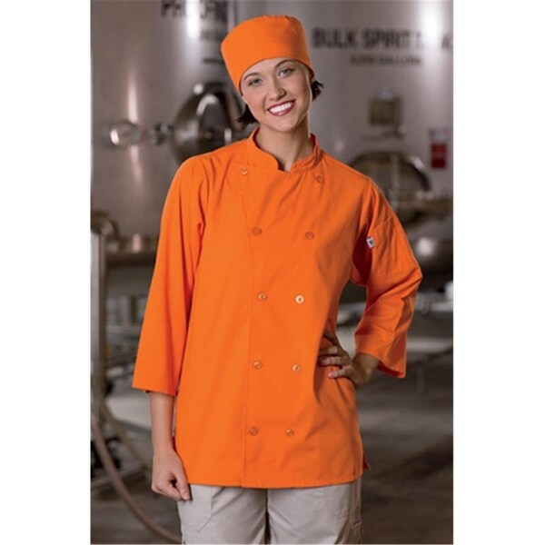 Charlotte Madison Epic .75 Slv Chef Shirt Carrot Lg - CH584847