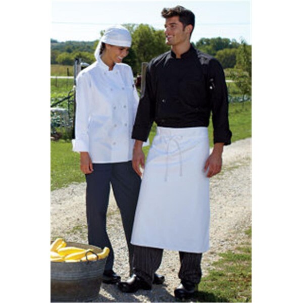 Nathan Caleb 2Extra Large 5.25Oz Chef Coat 10 Buttons in White - NA2505328