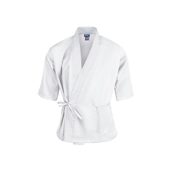 Allpoints Kng Xl Sushi Chef Coat White 3/4 Sleeve - 2129WHWHXL