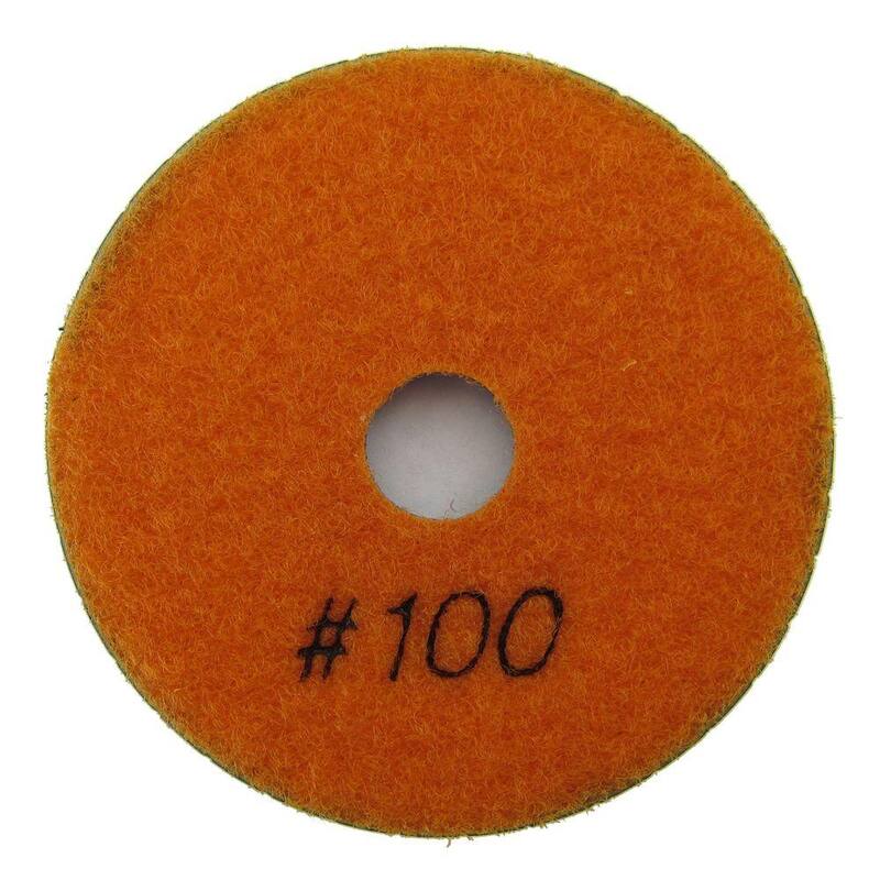 Almohadilla de pulido húmedo de diamante #100 de 3 pulgadas para piedra - WPP03-B-100# de Archer USA.