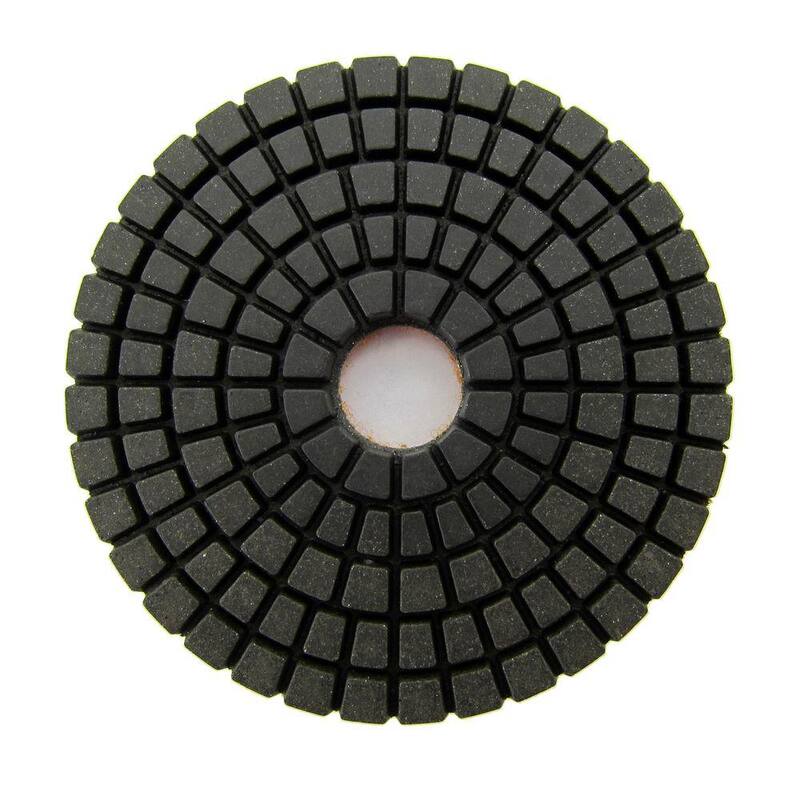 Almohadilla de pulido húmedo de diamante #100 de 3 pulgadas para piedra - WPP03-B-100# de Archer USA.