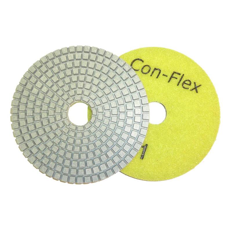 TOC 5 in. Discos de diamante Con-Flex de 5 pasos para concreto 1 en cada paso (conjunto de 5) - COFLX05SET