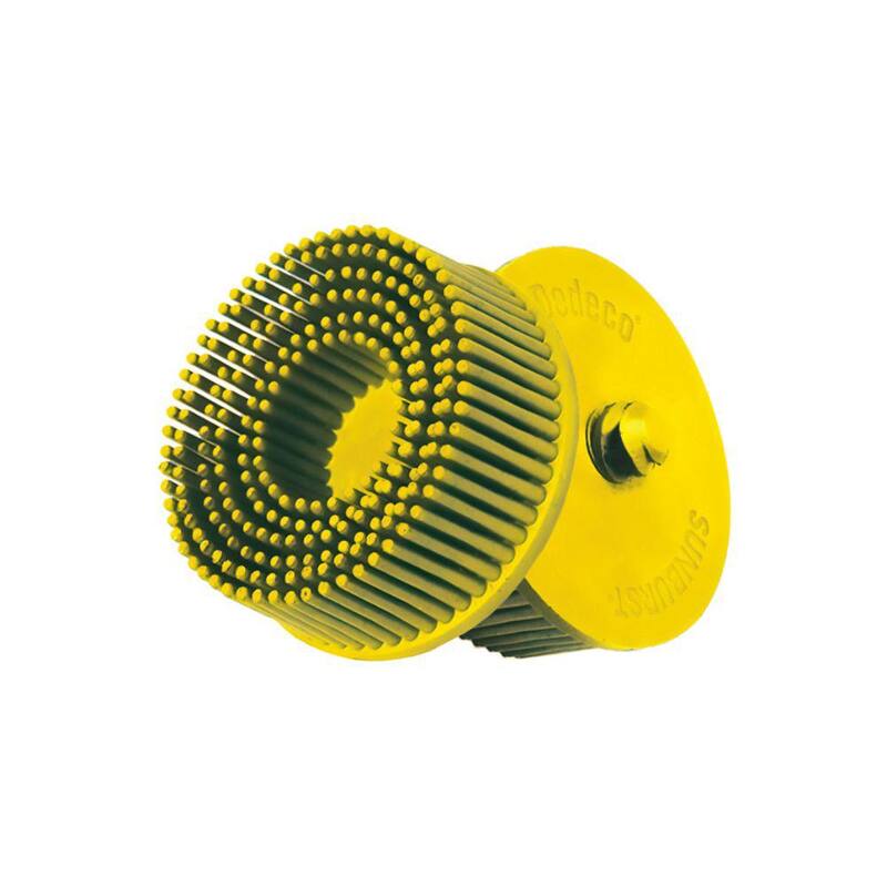 Dedeco Sunburst 2 pulgadas Cepillos E-Z Loc Amarillo 80 Granos (A/O) 10/Caja - 1867