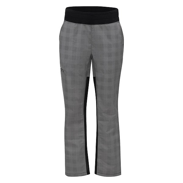 Red Kap Chef Pant, 3XL, Black Plaid/Gray - 0P1WGB RG 3XL