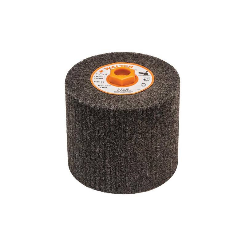 WALTER SURFACE TECHNOLOGIES Blendex 4.5 in. x 4 in. x 5/8 in.-11 in. GR S. Fine Surface Conditioning Drums - 07M445

Almohadillas de acondicionamiento de superficies finas Blendex de WALTER SURFACE TECHNOLOGIES de 4.5 pulgadas x 4 pulgadas x 5/8 pulgadas -11 pulgadas GR S - 07M445