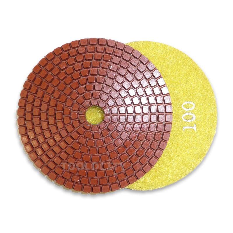 Herramienta de 4 pulgadas JHX Metal Bond Diamond Polishing Pad (Conjunto de 7) - JHXR0202SET4