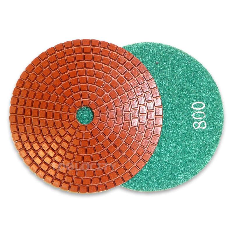 Herramienta de 4 pulgadas JHX Metal Bond Diamond Polishing Pad (Conjunto de 7) - JHXR0202SET4