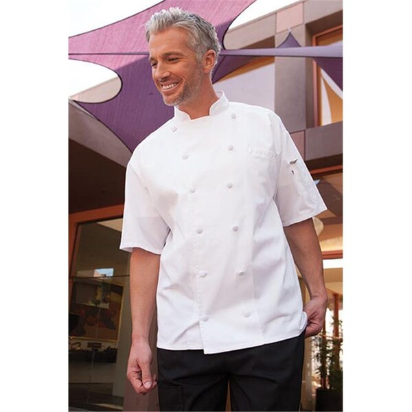Nathan Caleb Aruba Chef Coat in White - XSmall - NA2504453