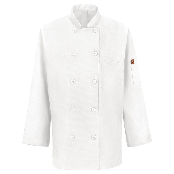 Red Kap Chef Coat, XS, White - 041XWH RG XS