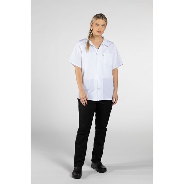Uncommon Threads Mesh Utility Shirt Wht LG - 0924-2504