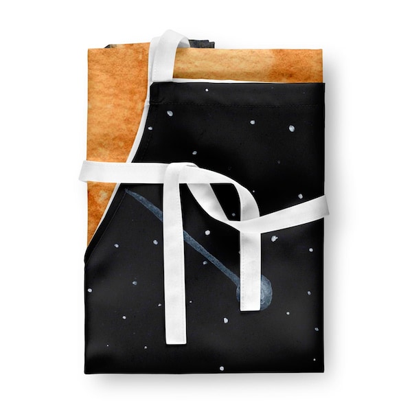 Carolines Treasures Starry Night Chow Chow Apron - 27 x 31 in. - SS8488APRON