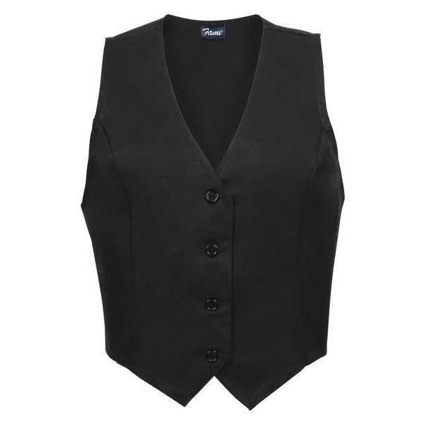 Fame (A Delta Plus Group Company) Fitted Vest, Female, Black, V42, 3XL - 28506