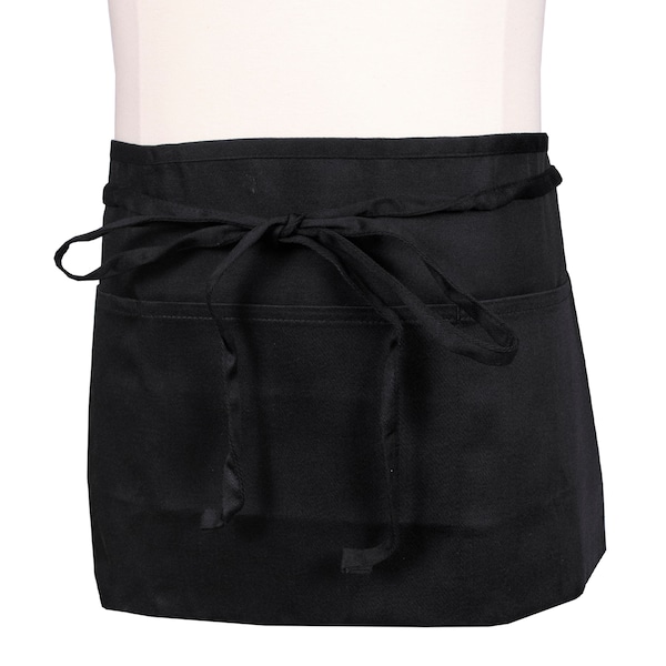 Chef Revival Chef 24/7Front-of-the-House Waist Apron - Black - 605WAFH-BK