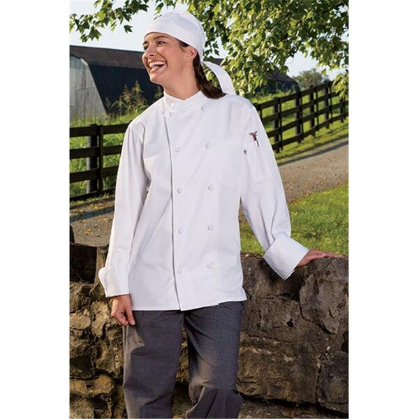 Nathan Caleb Soho Chef Coat in White 2XLarge - NA586930