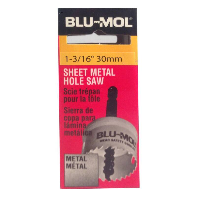 BLU-MOL Disston 1-3/16 pulgadas. Sierra de agujero para lámina de metal - 6925