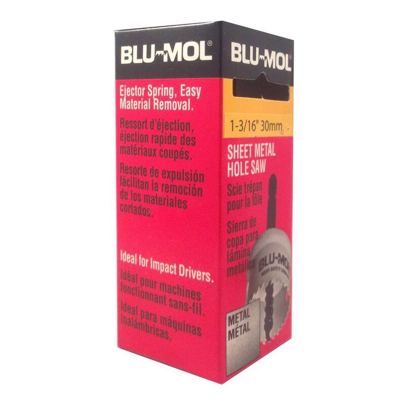 BLU-MOL Disston 1-3/16 pulgadas. Sierra de agujero para lámina de metal - 6925