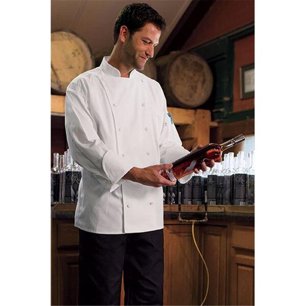 Nathan Caleb Sienna Chef Coat in White - xLarge - NA141253