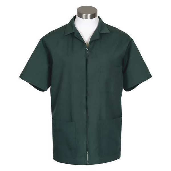 Fame (A Delta Plus Group Company) Smock, Zipper, Hunter Green, K74, 2XL - 82649