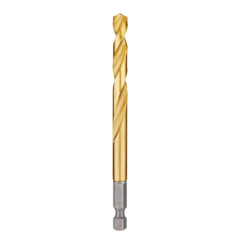 Broca helicoidal de titanio de 19/64 pulgadas - 48-89-4616 de Milwaukee SHOCKWAVE
