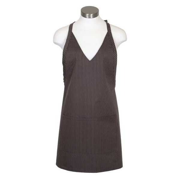 Fame (A Delta Plus Group Company) Tuxedo, V-Neck, F23, Charcoal Pinstripe - 25009