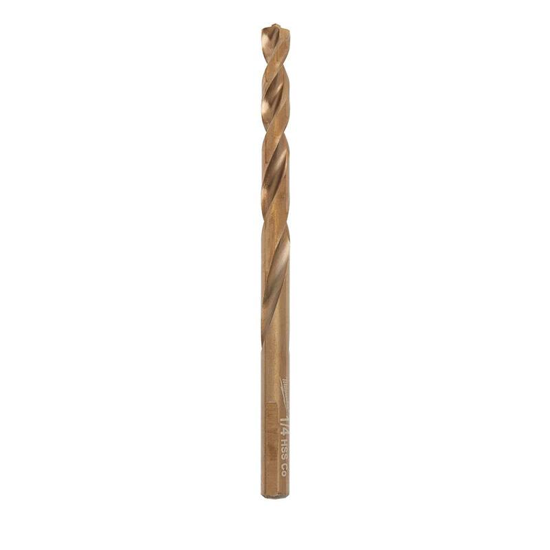 Milwaukee 1/4 pulgadas Broca helicoidal de cobalto (paquete de 5) - 48-89-2313-X5