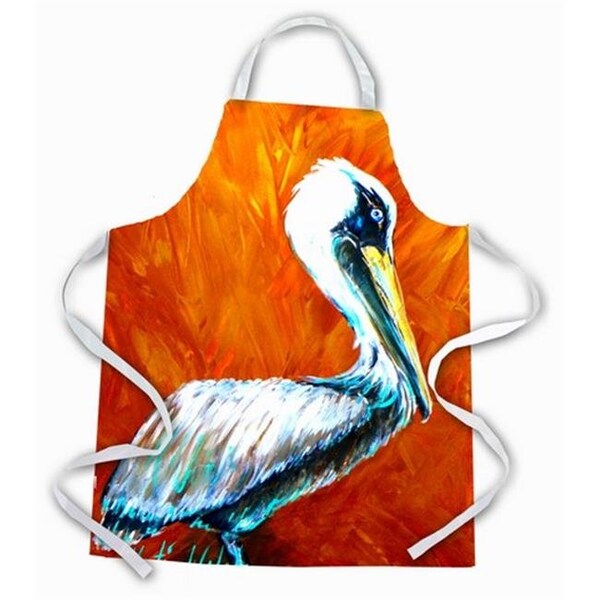 Carolines Treasures Carolines Treasures MW1252APRON Proud Pelican Apron - MW1252APRON